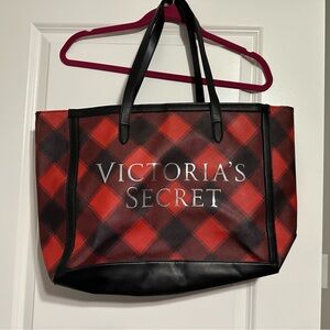 Victoria’s Secret Buffalo Plaid Tote
